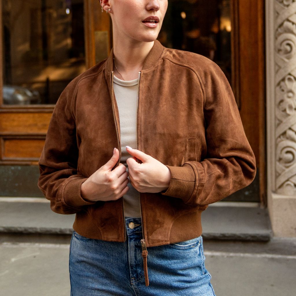 Bomber Jacket | Cinnamon