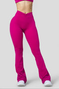 W2229 Buttersoft Scrunch Band Flare Leggings (reg)