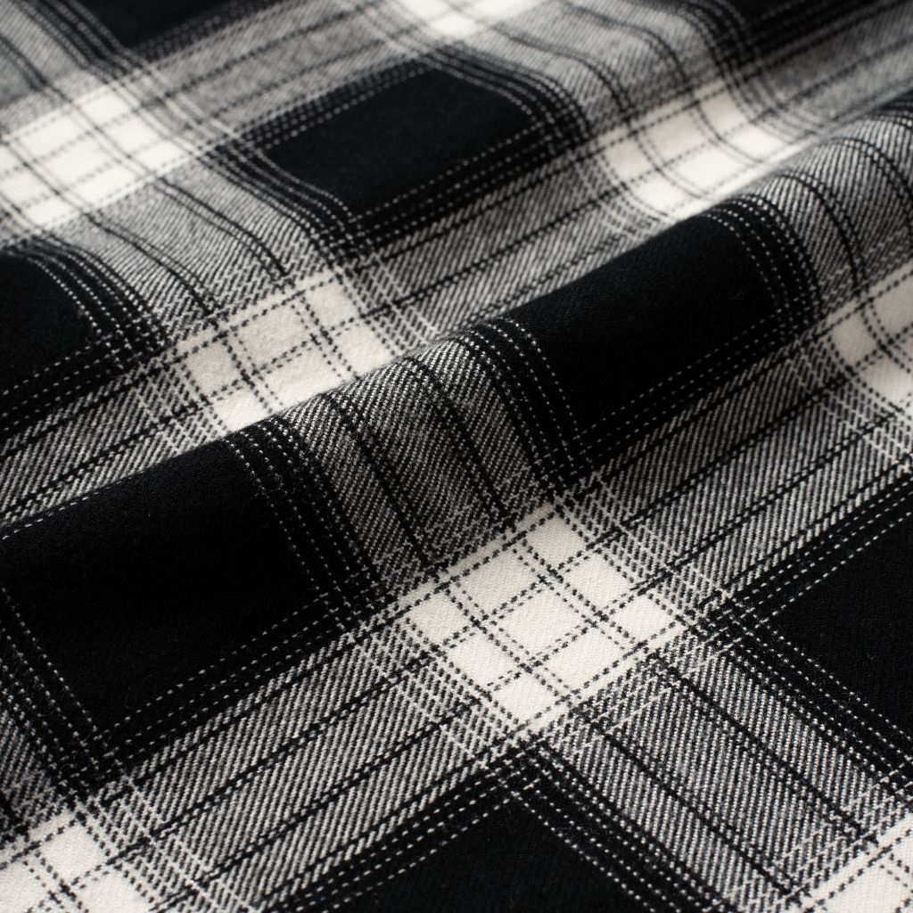 Forever Flannel Shirt | Black & Cream