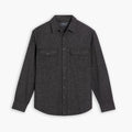 Summit Flannel Shirt | Black Herringbone