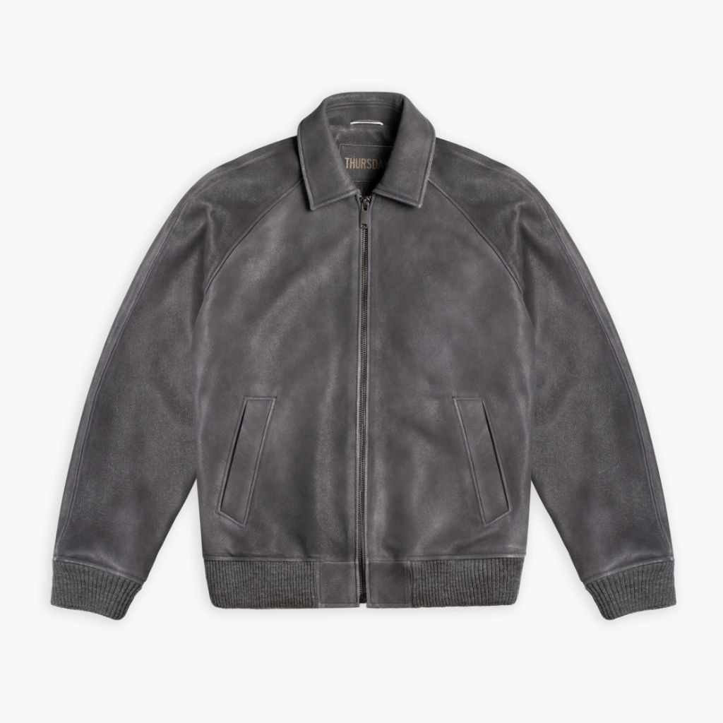 Major League Jacket | Grey Textured