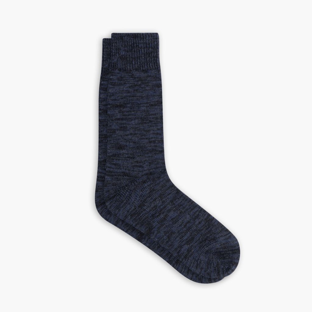 Men's Marled Sock | Midnight Blue