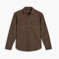 Summit Flannel Shirt | Brown Herringbone