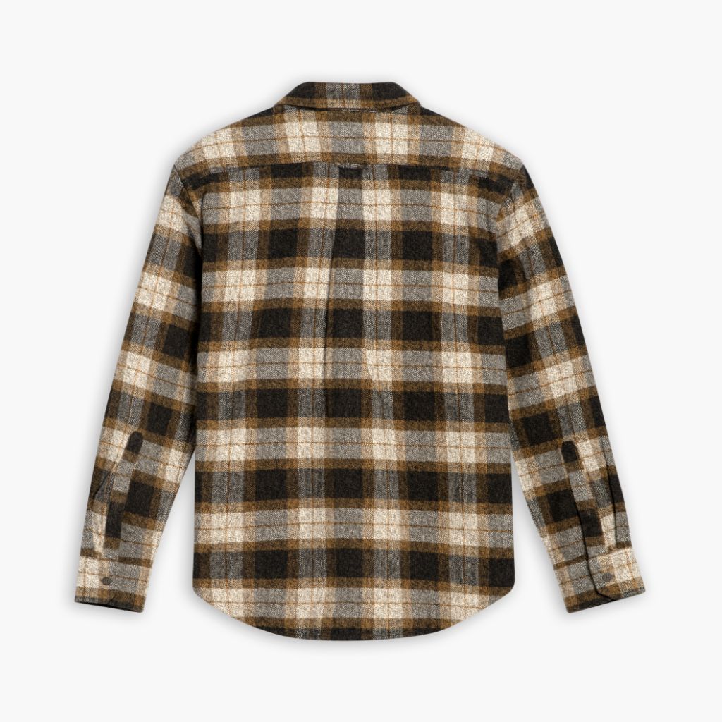 Summit Flannel Shirt | Tuscan Gold