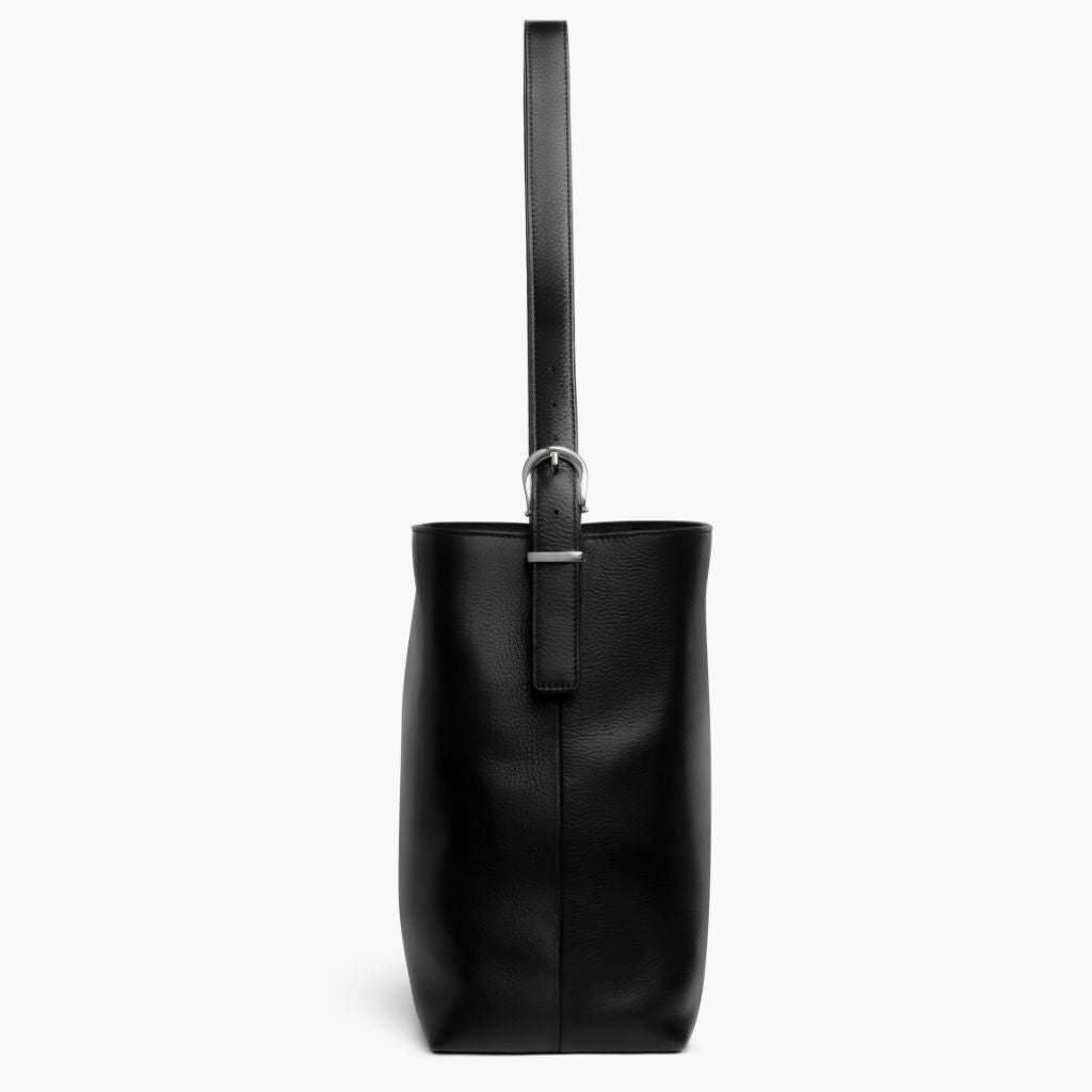 Bucket Bag | Black & Silver