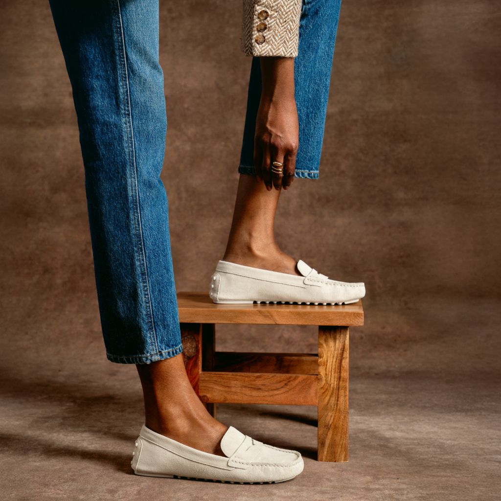 Driving Loafer | Marble Suede