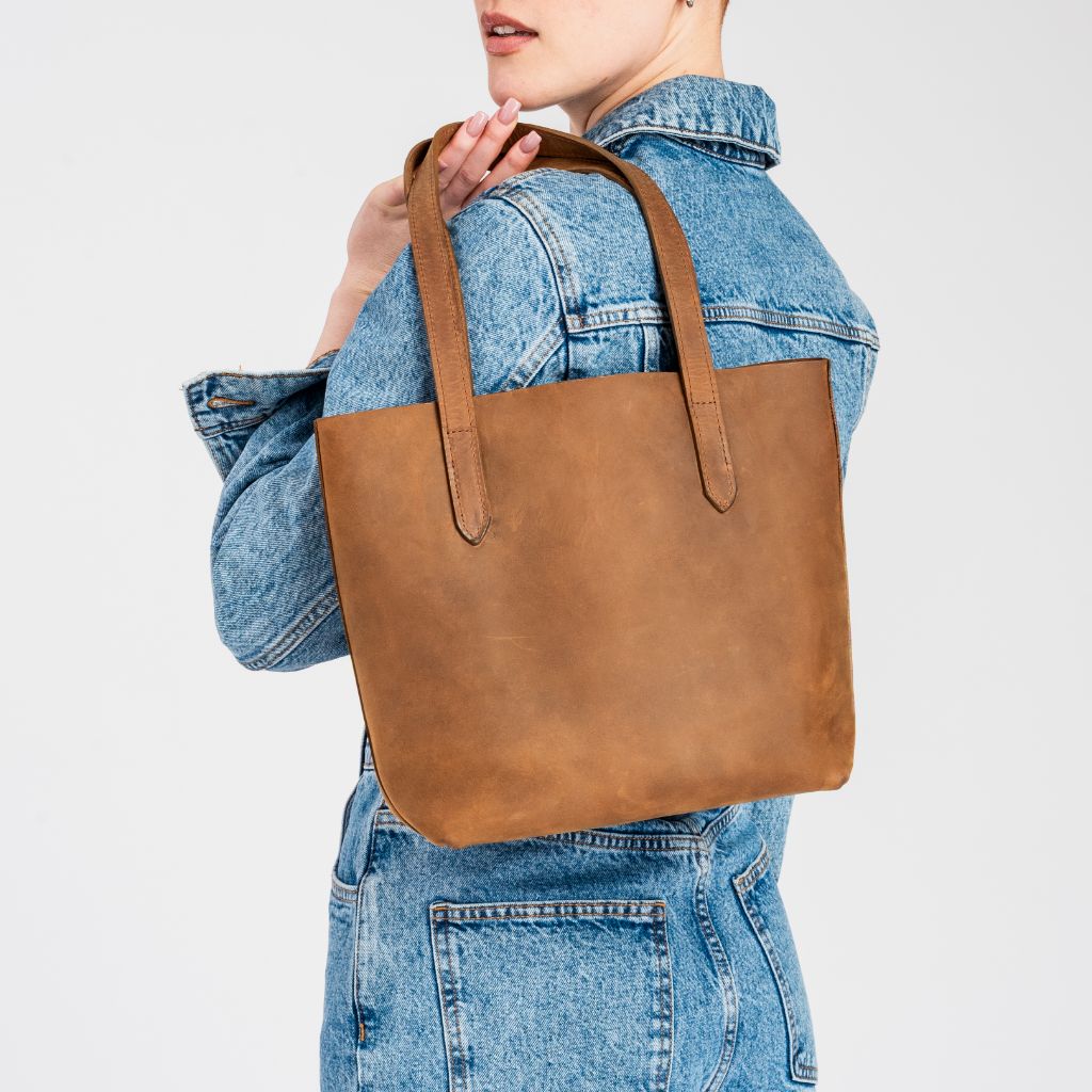 Everyday Tote | Vintage Cognac (S)
