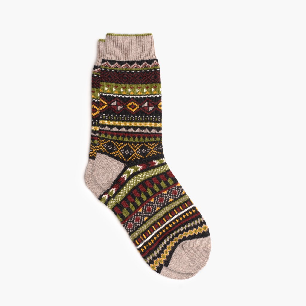 Women's Geo Sock | Tortoise