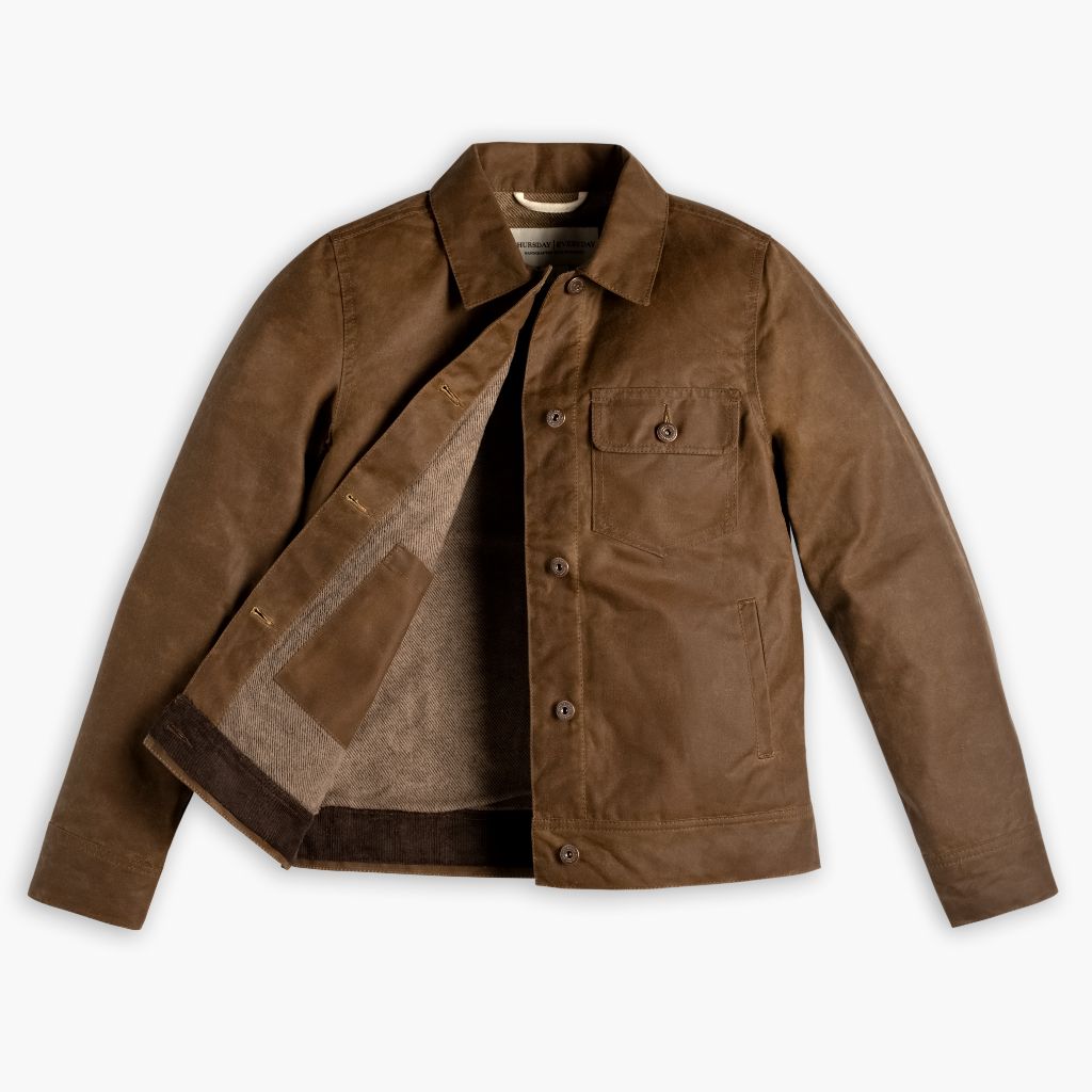 Waxed Canvas Field Jacket | Coyote