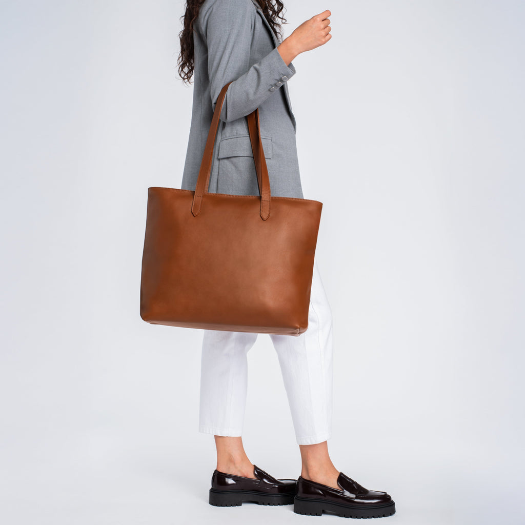 Everyday Tote | Cuero (XL) (Zipper)