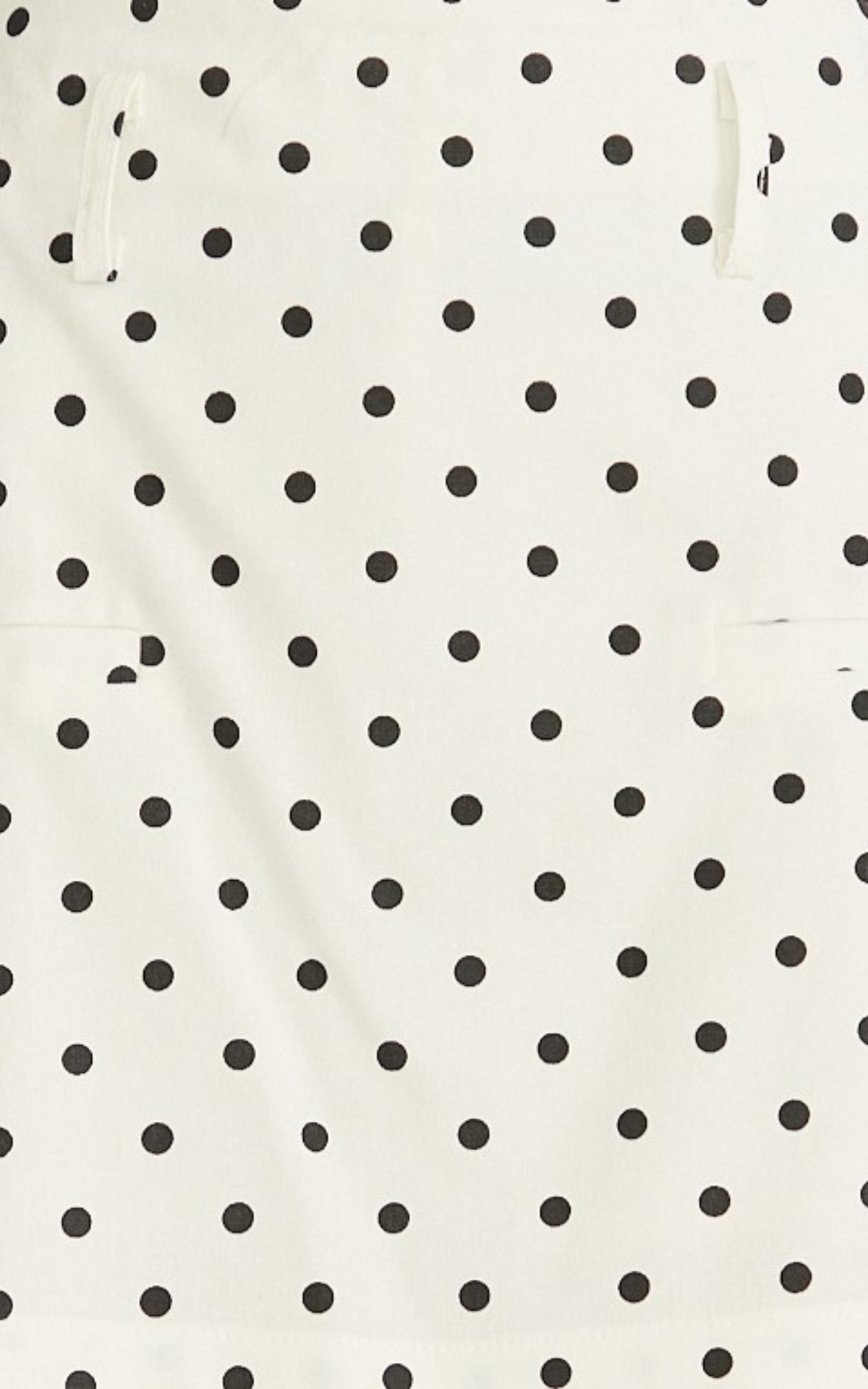 Eloise Skort - A Line Skort in White Polka Dot