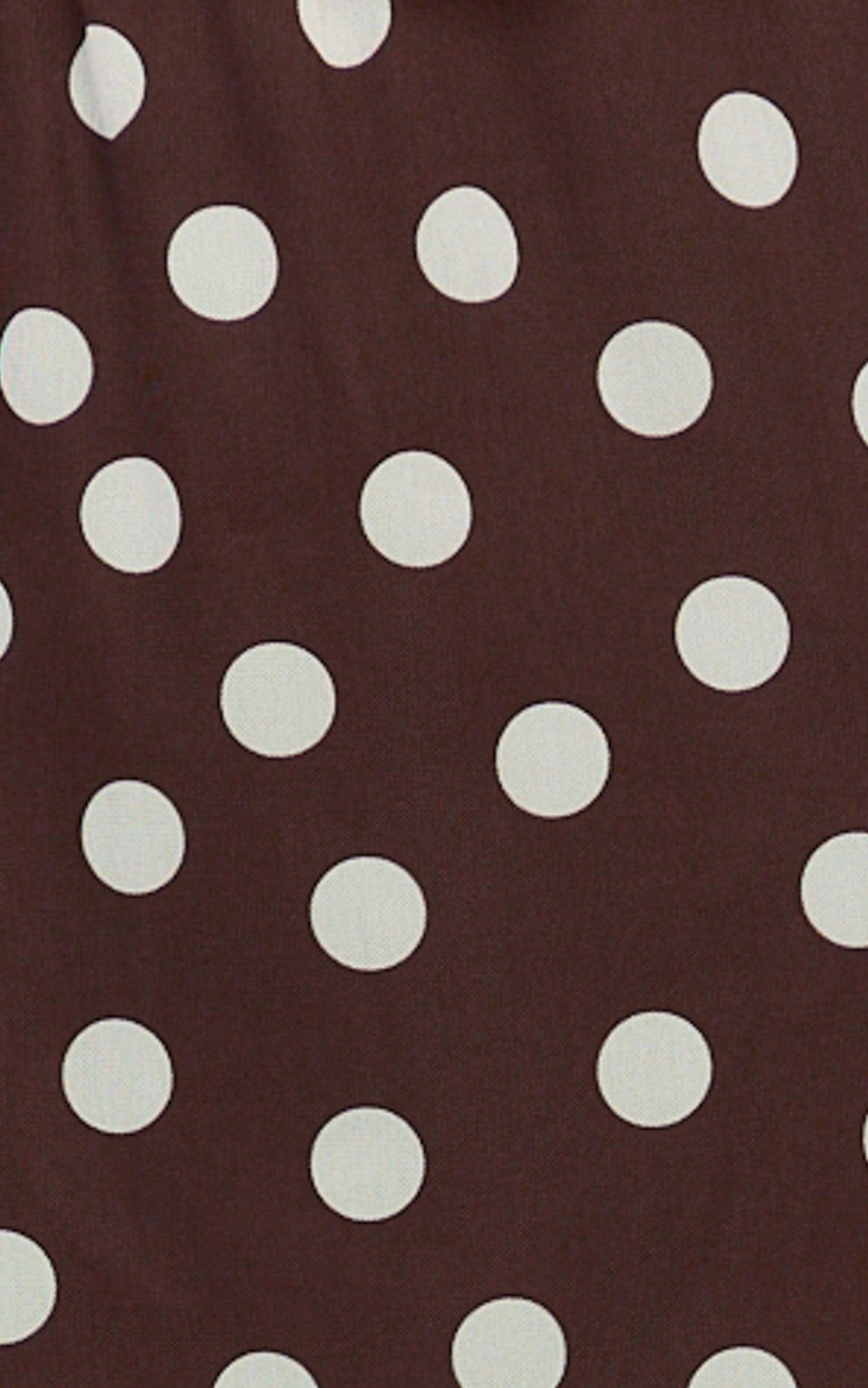 Ella Midi Skirt - Sheer Layered Skirt in Chocolate Polka Dot