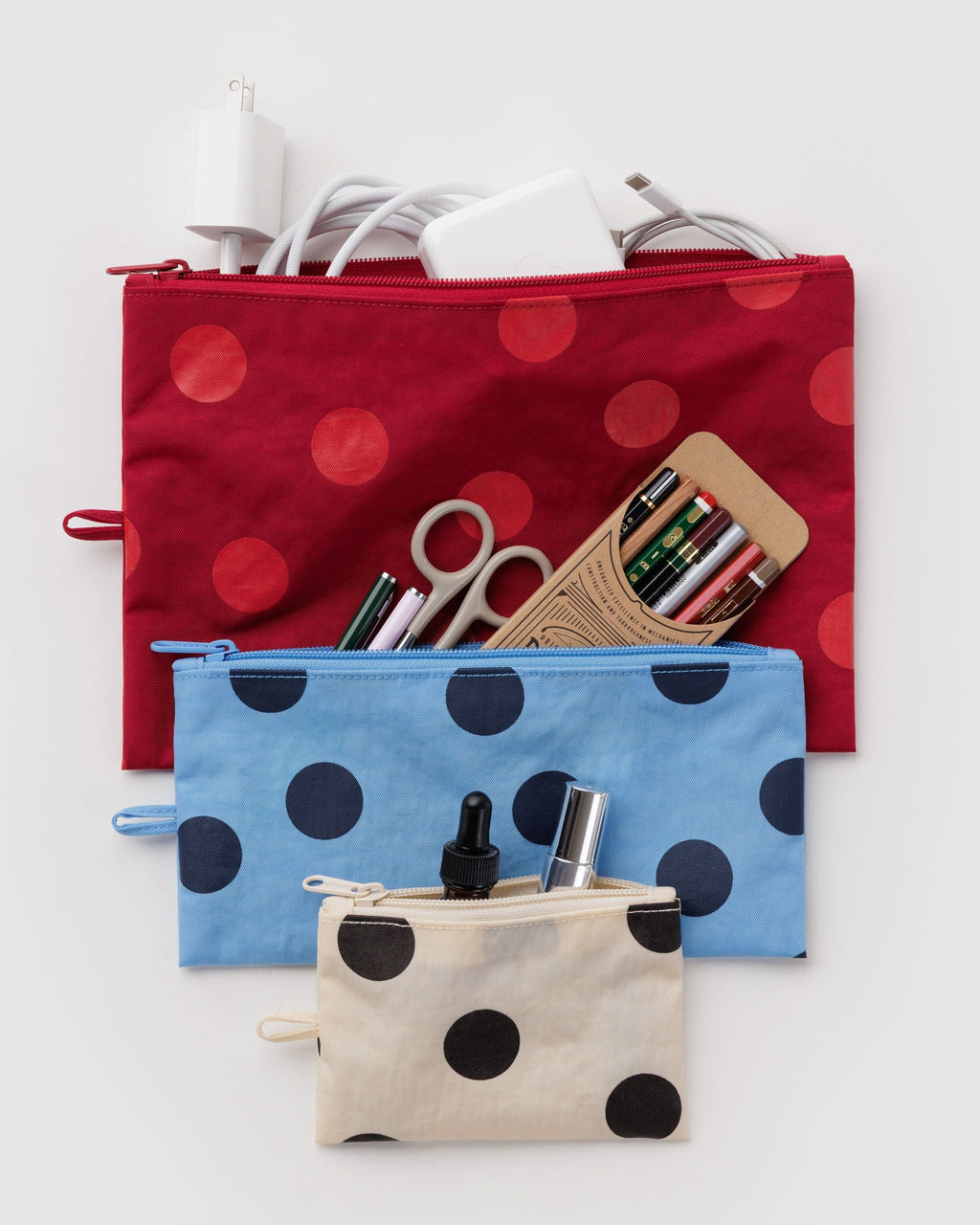 Flat Pouch Set - Polka Dot Mix - image 2
