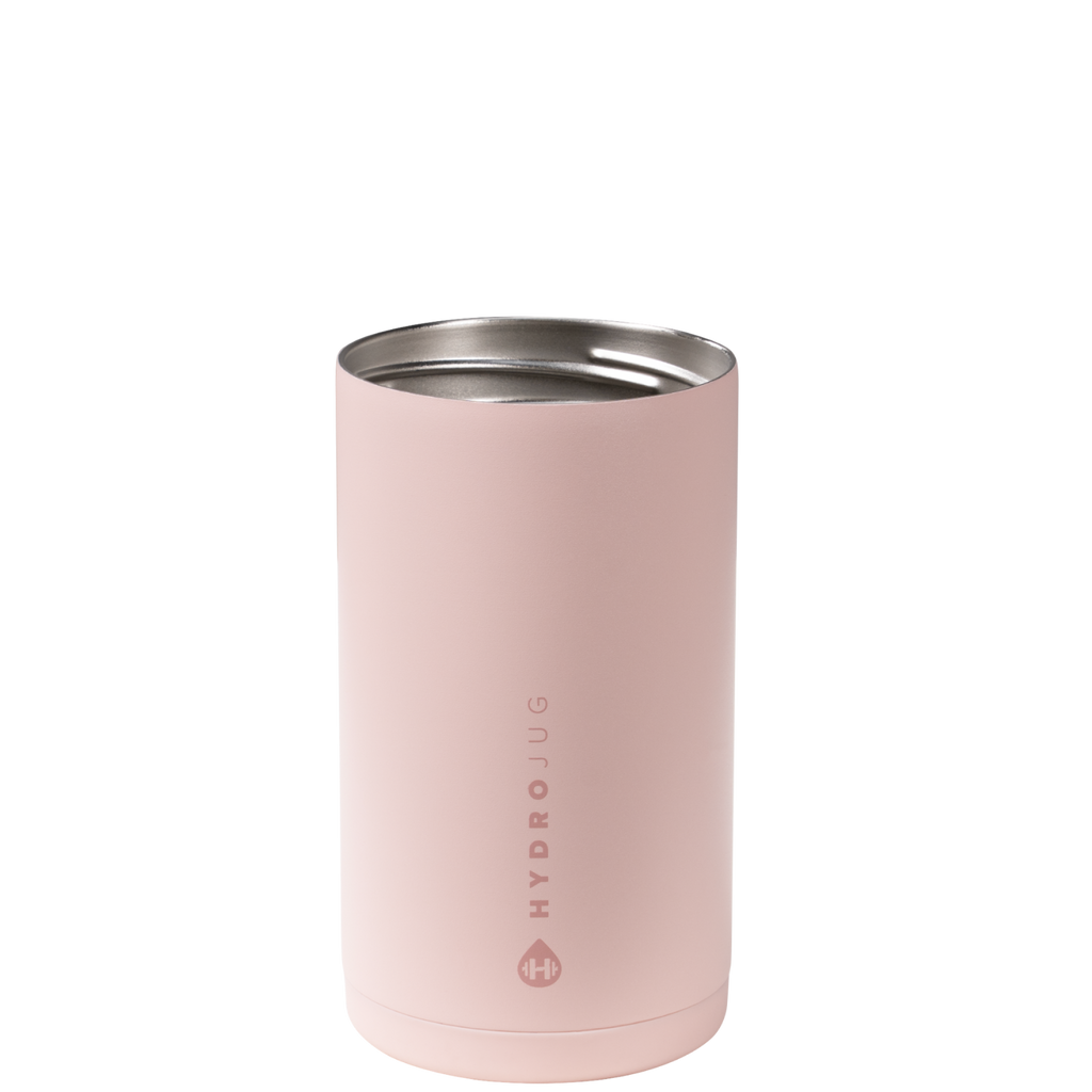Dusty Rose Can Cooler 16oz Open Lid