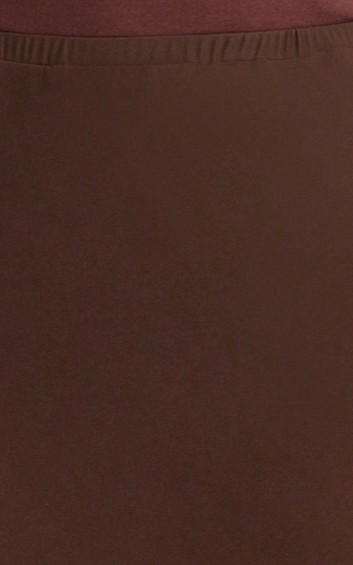 Ella Midi Skirt - Sheer Layered Skirt in Chocolate