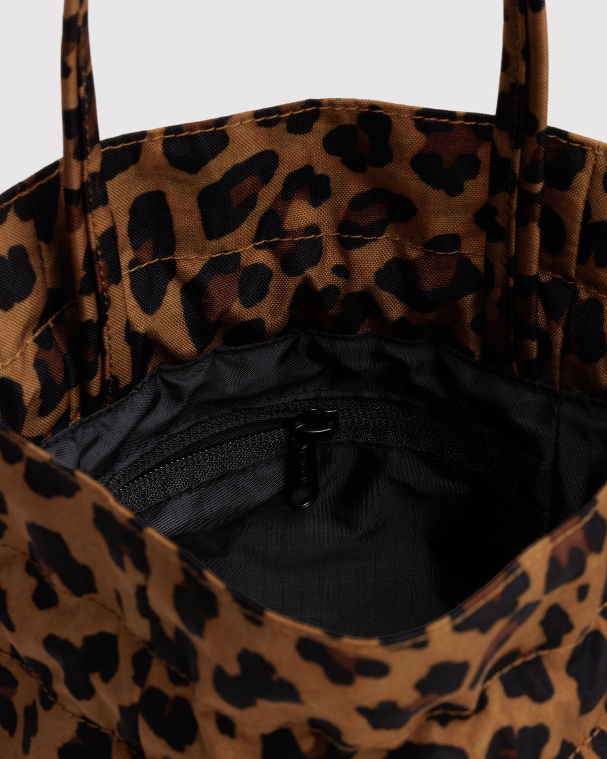 Nylon Drawstring Bag - Leopard - image 4