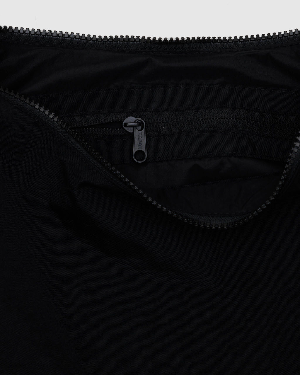 Medium Nylon Crescent Bag - Black - image 3