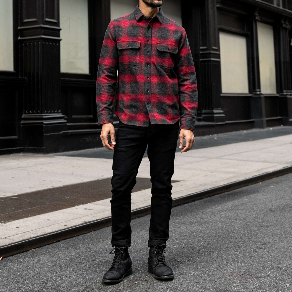 Summit Flannel Shirt | Red