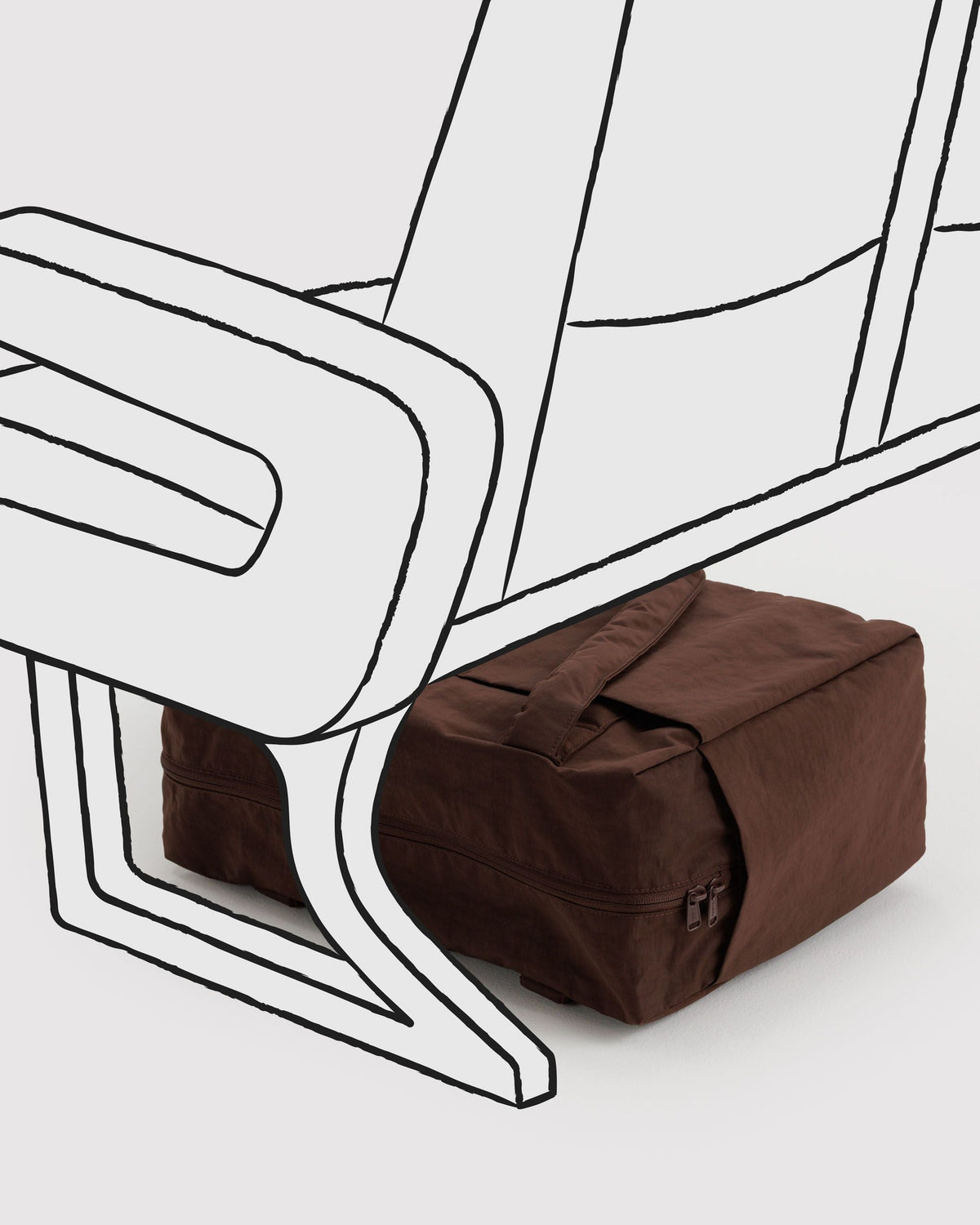 Small Cloud Carry-On - Coffee - image 5