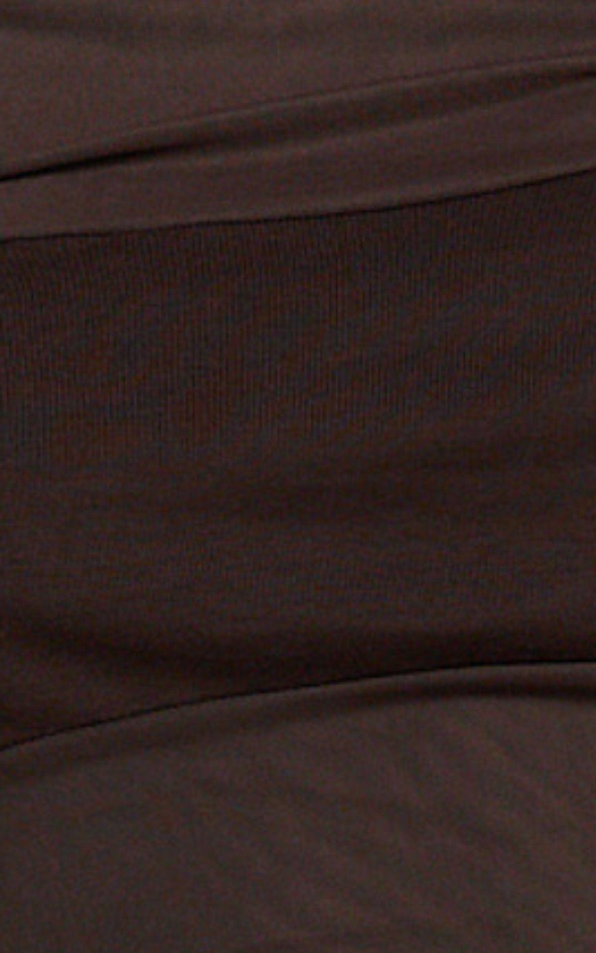 Astrid Top - Asymmetrical Off Shoulder Sleeveless Top in Chocolate