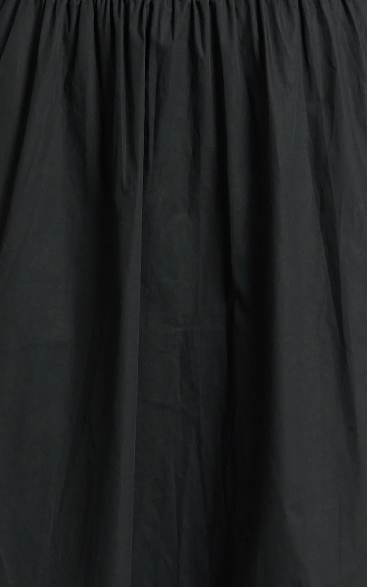Lorna Midi Dress - One Shoulder Long Sleeve Dress in Black