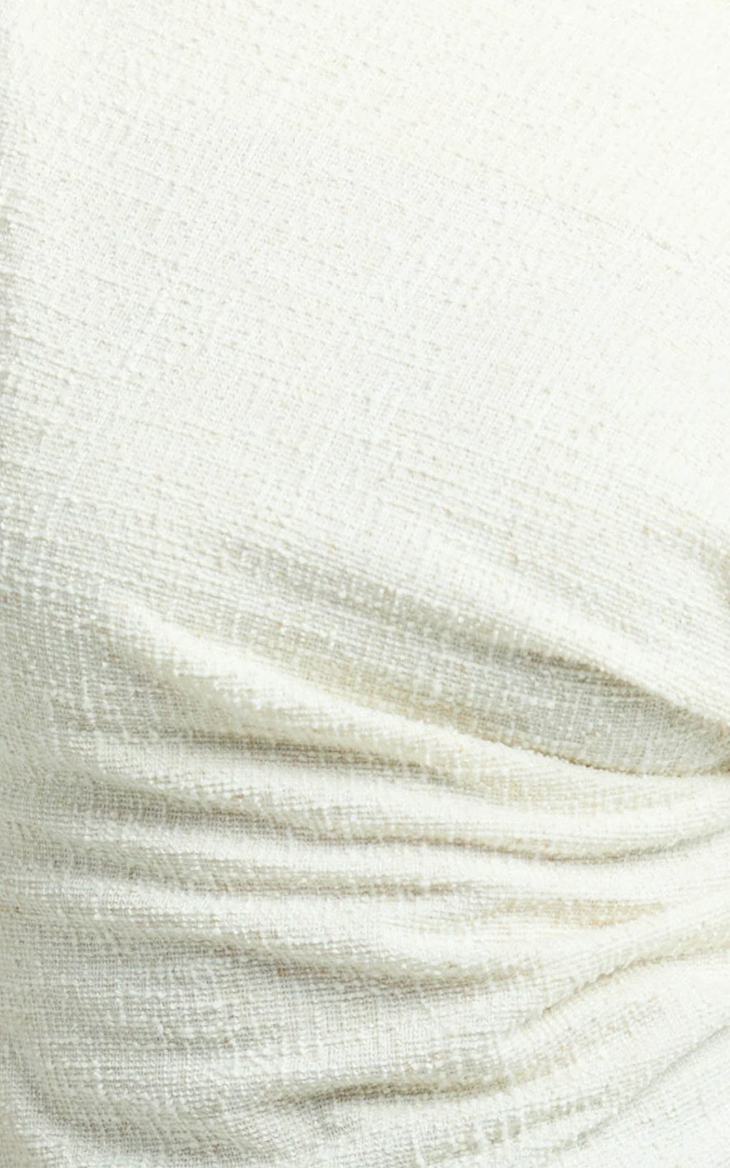 Anna Top - Knit Longline Off Shoulder Top in Cream