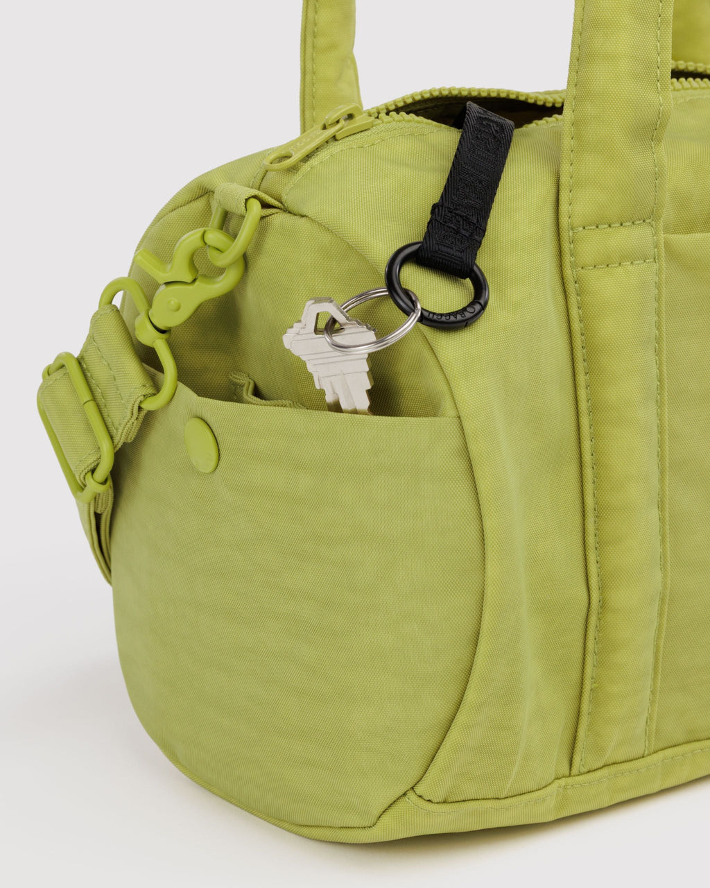 Nylon Duffle Bag - Chartreuse - image 4