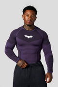 8004 - Batman Compression Longsleeves - Purple Limited Edition - APP ONLY