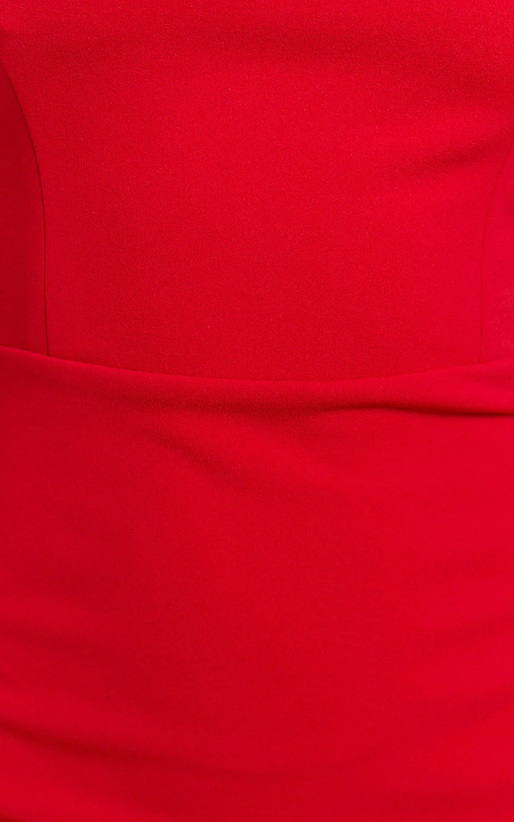 Salome Midi Dress - Halter Neck Column Dress in Red