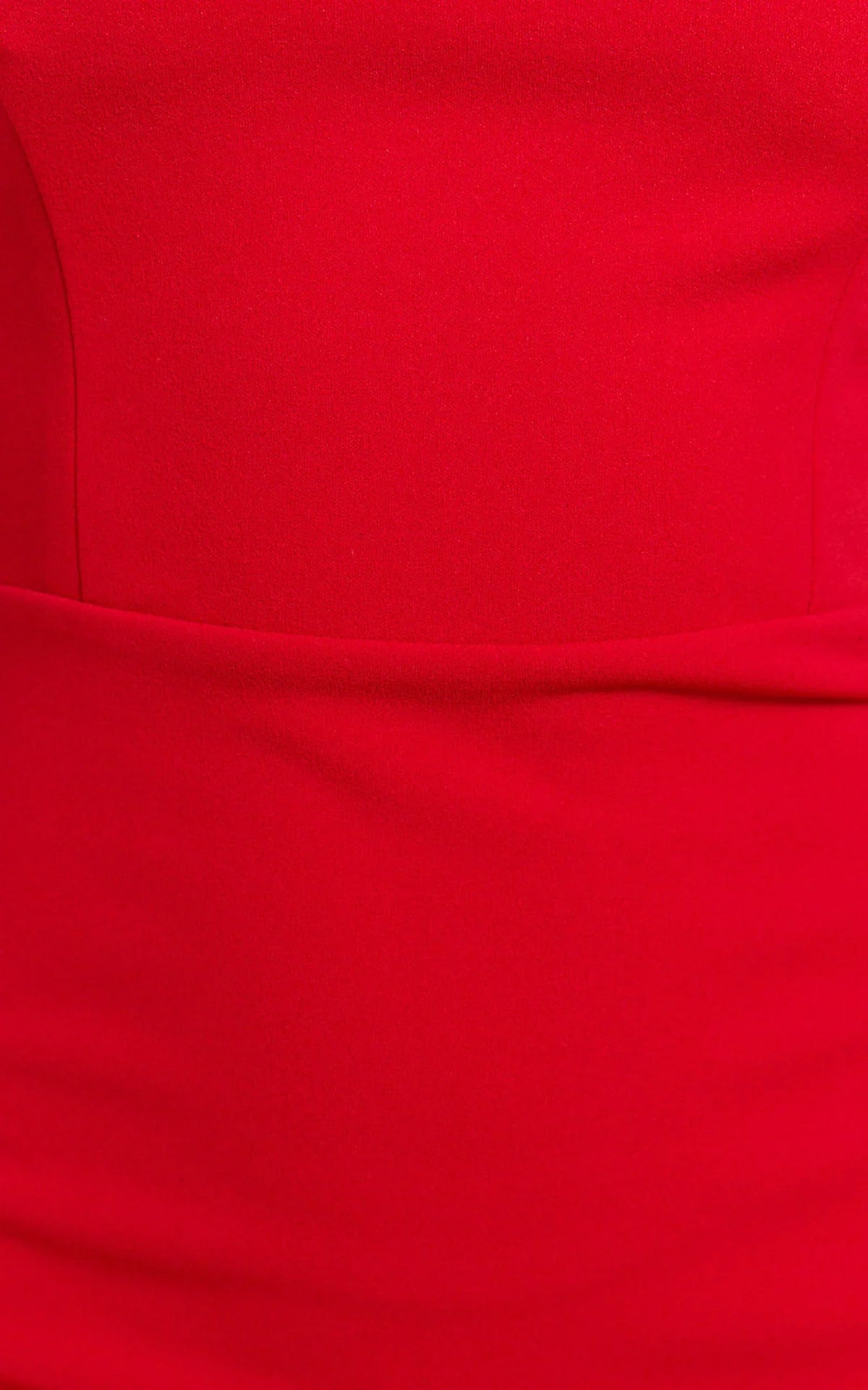 Salome Midi Dress - Halter Neck Column Dress in Red