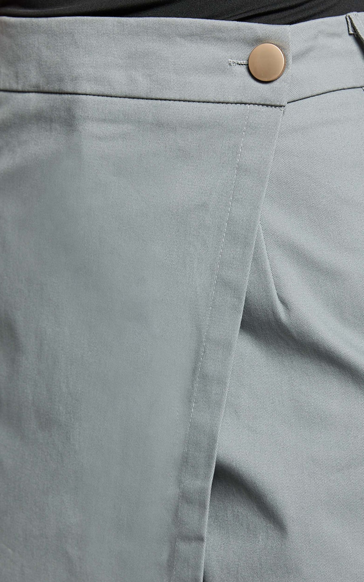 Gerry Skort - Twill Wrap Front Skort in Slate