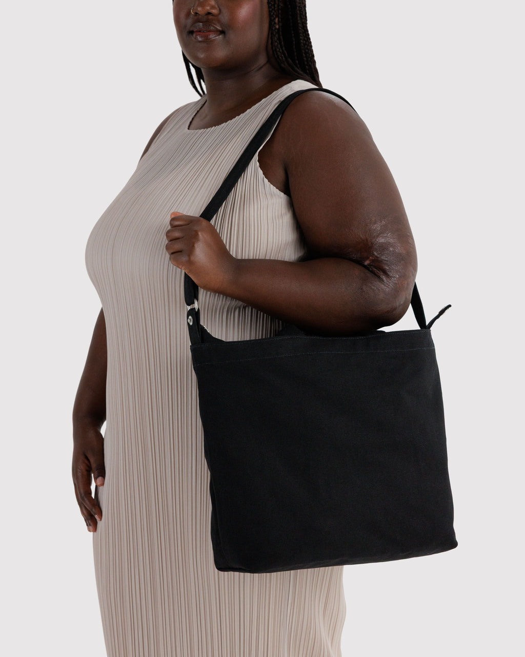 Horizontal Zip Duck Bag - Black - image 2