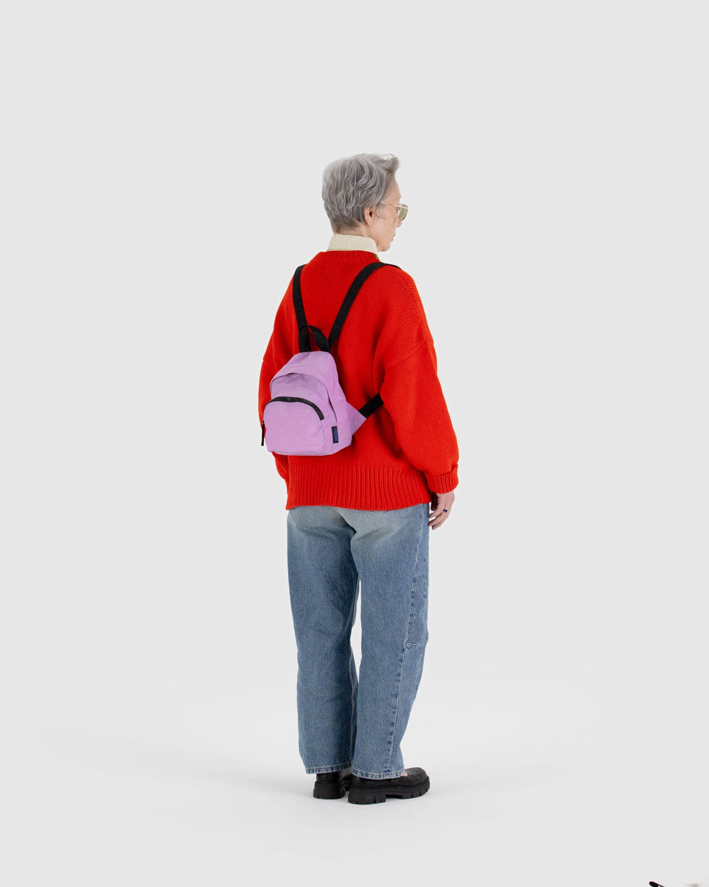 Mini Nylon Backpack - Peony - image 2