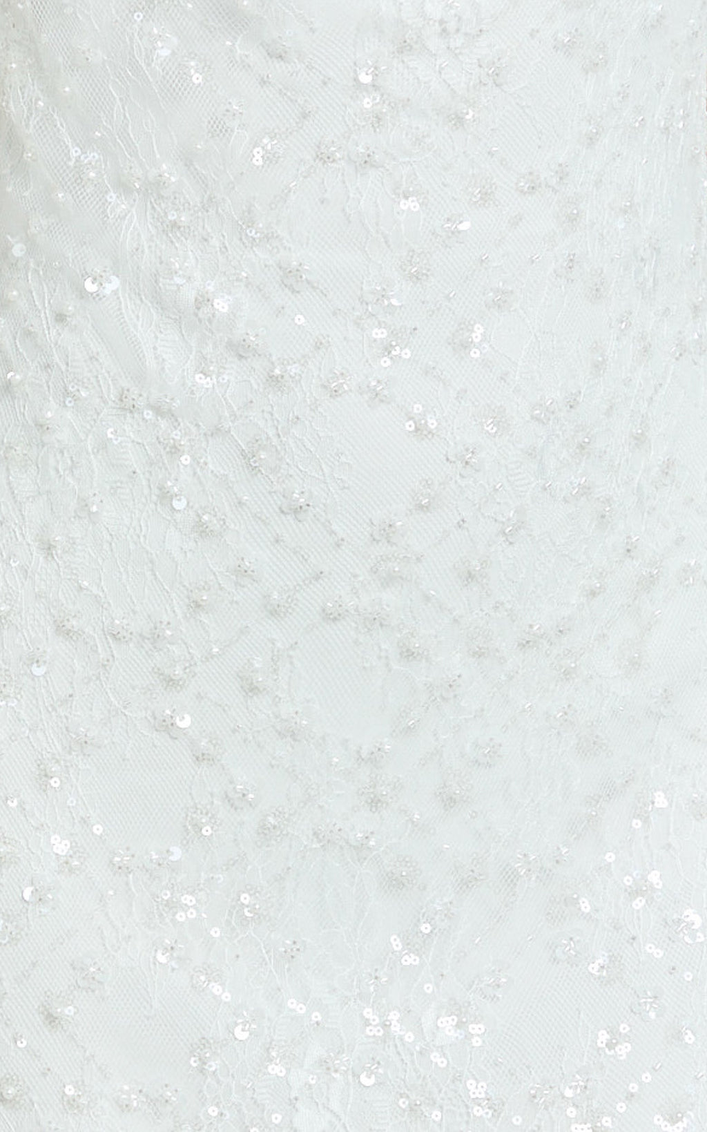 Alana Maxi Dress - Lace Sequin Cowl Neck Dress in White