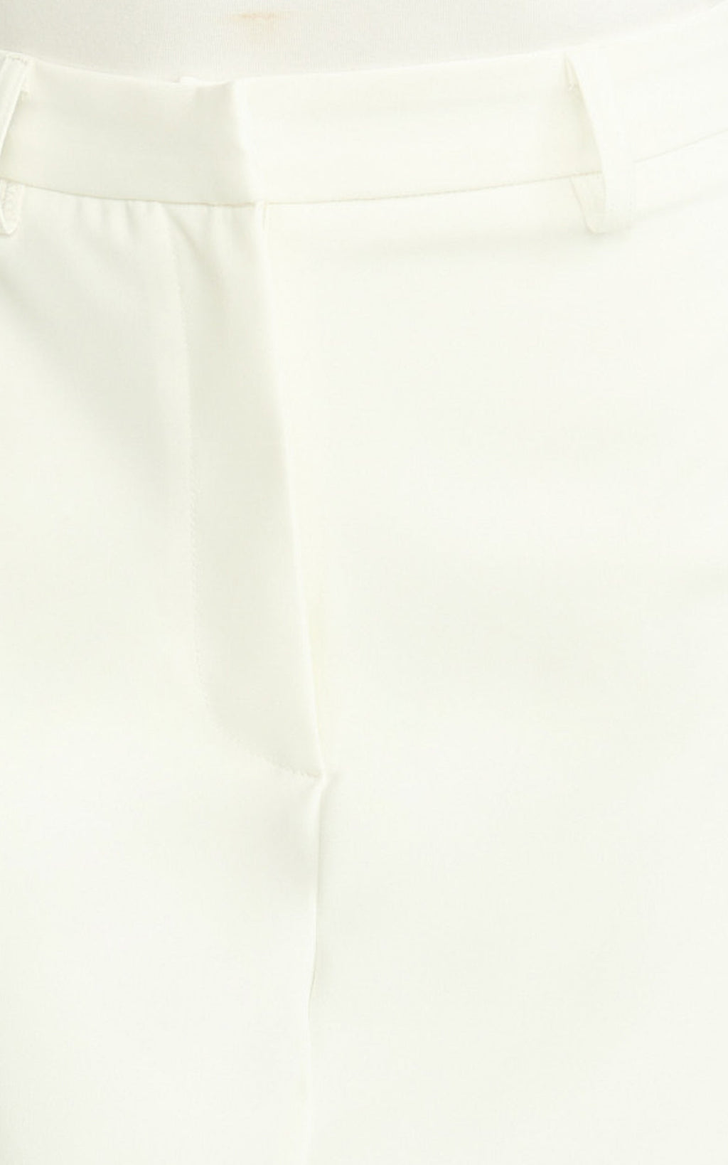 Alanna Midi Skirt - High Waisted Back Split Pencil Skirt in White