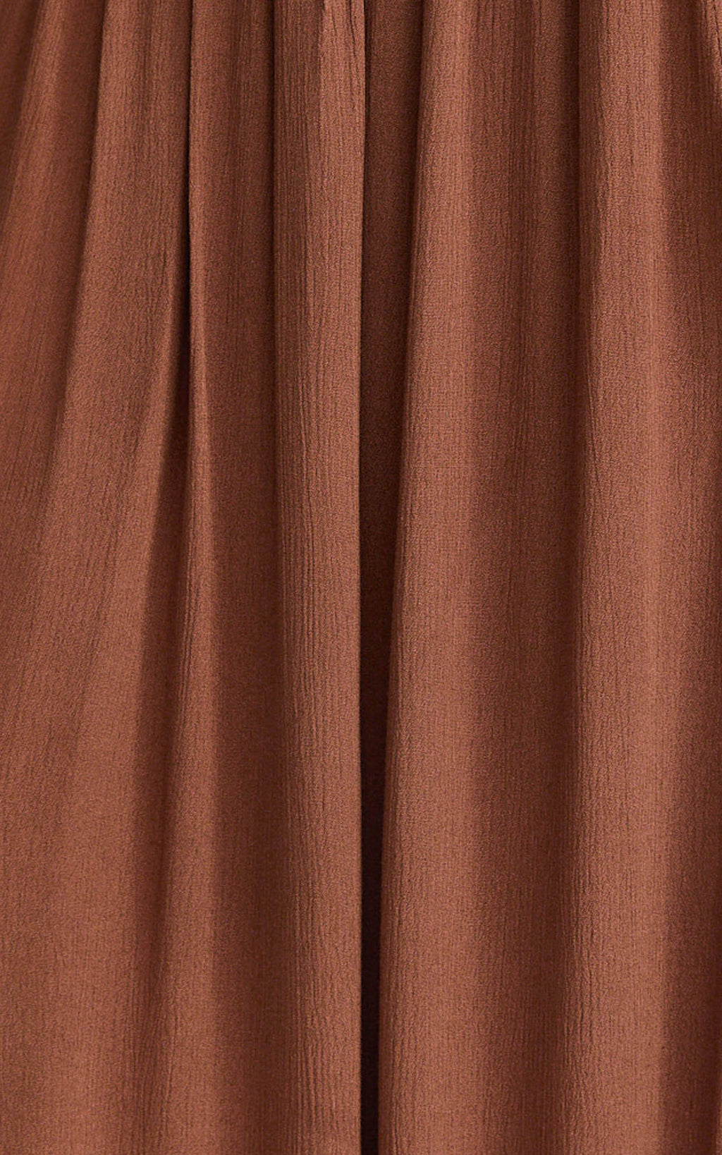 Anessa Maxi Skirt - Elastic Waist Maxi Skirt With Thigh Split in Mocha