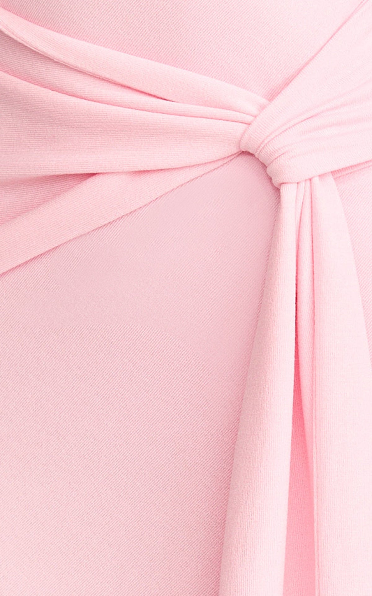 Aria Midi Dress - Strapless Tie Waist Dress in Pink