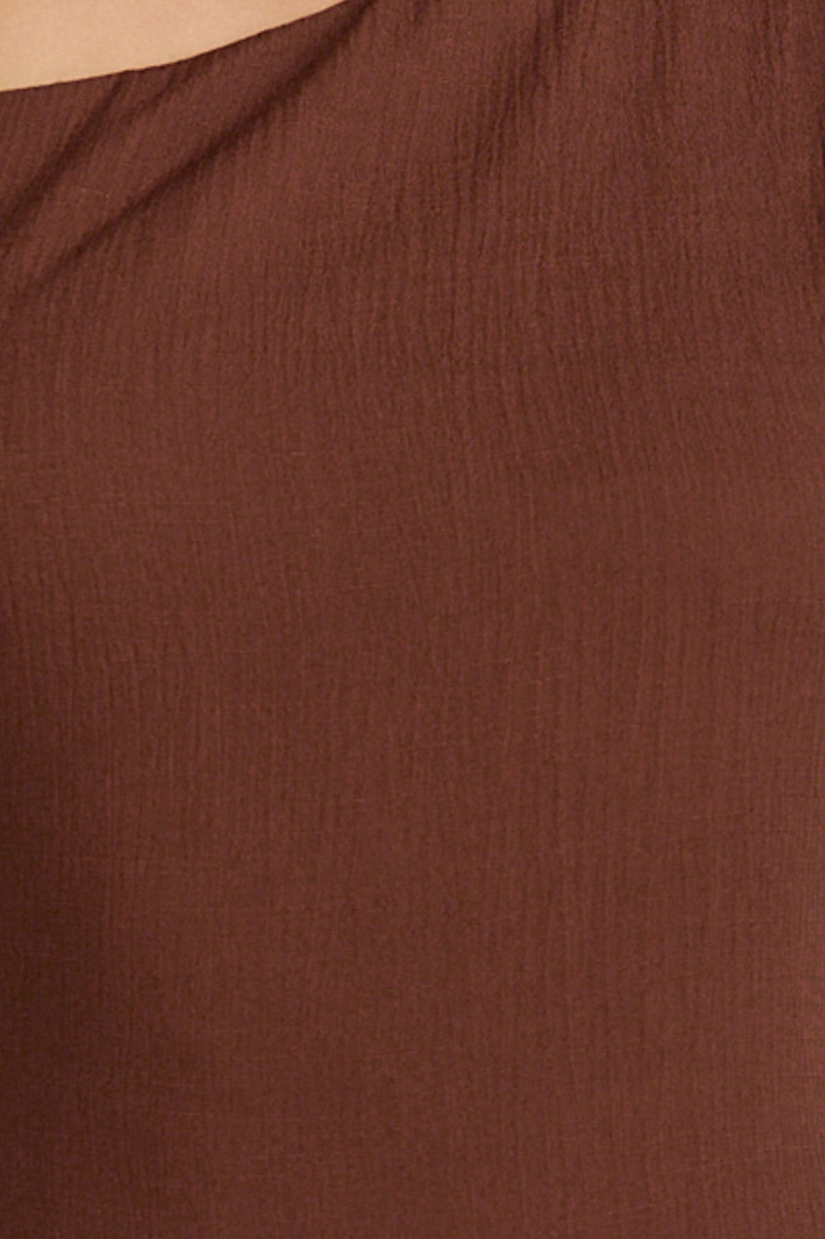 Aurelie Maxi Dress - Off Shoulder Column Dress in Chocolate