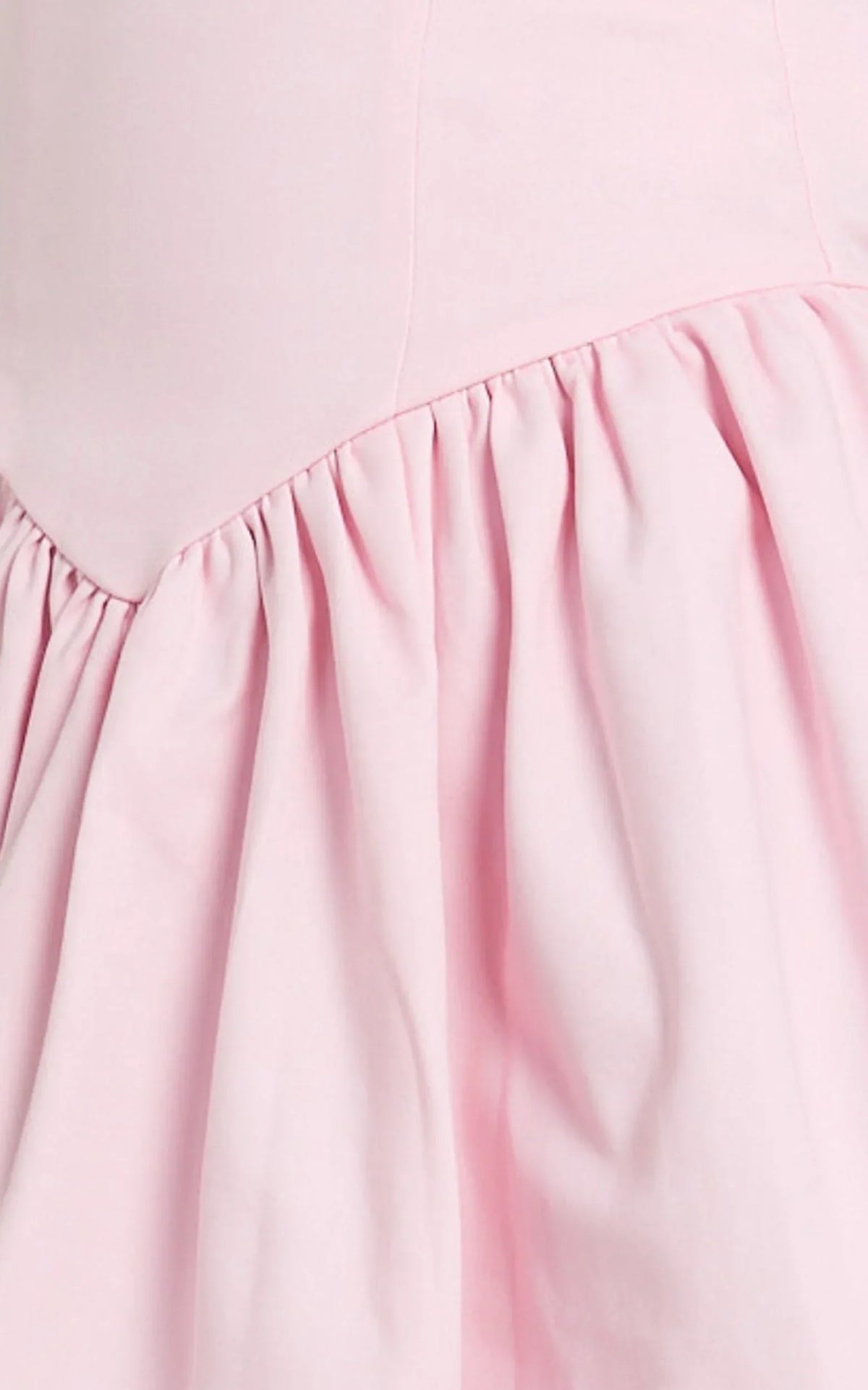 Helda Midi Dress - Halter Tie Neck Corset Panel Dress in Pink