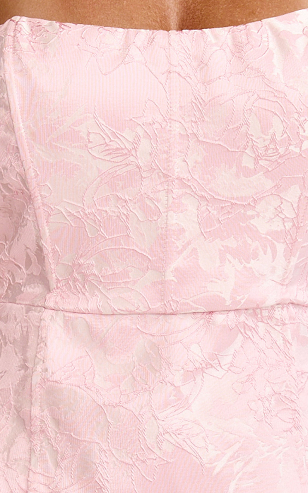 Brailey Mini Dress - Strapless Dress in Pink
