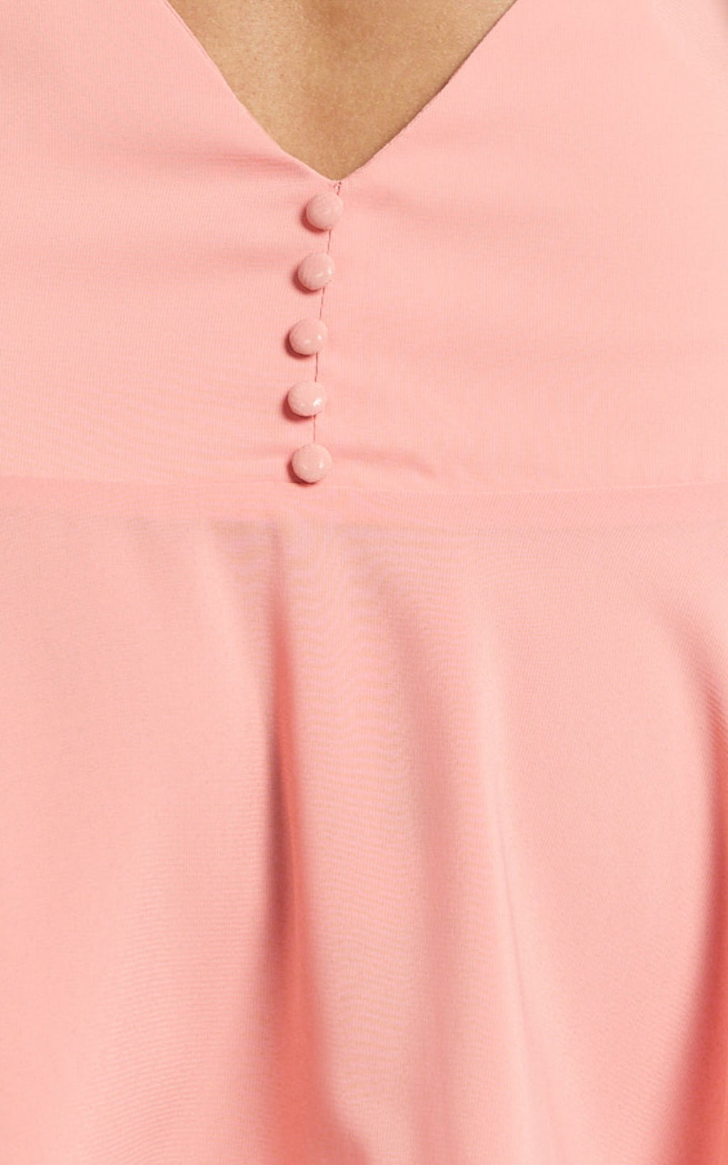 Bryonie Mini Dress - Backless Halter Dress in Grapefruit