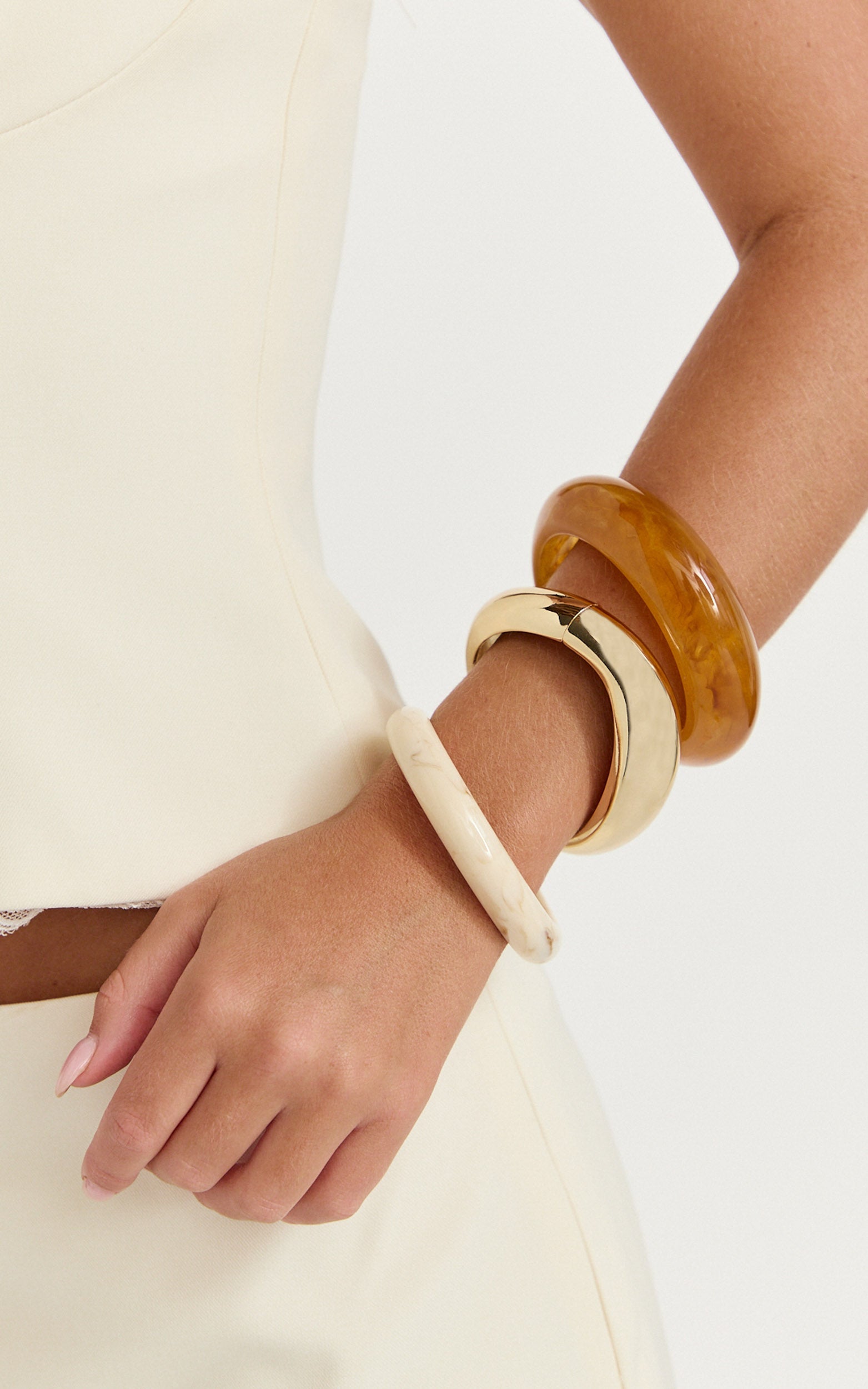 Claudette Bangle - 3 Pack Bangle in Gold