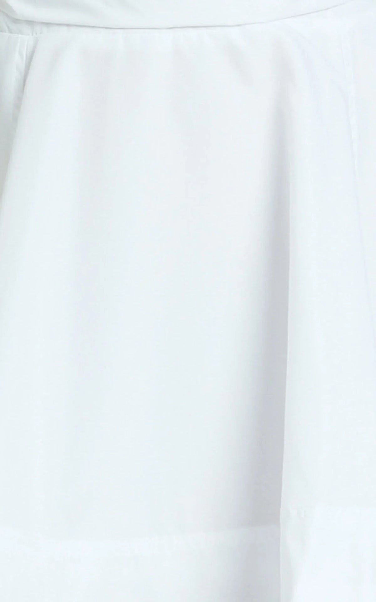 Kristy Mini Dress - V Neck Tie Bust A Line Dress in White