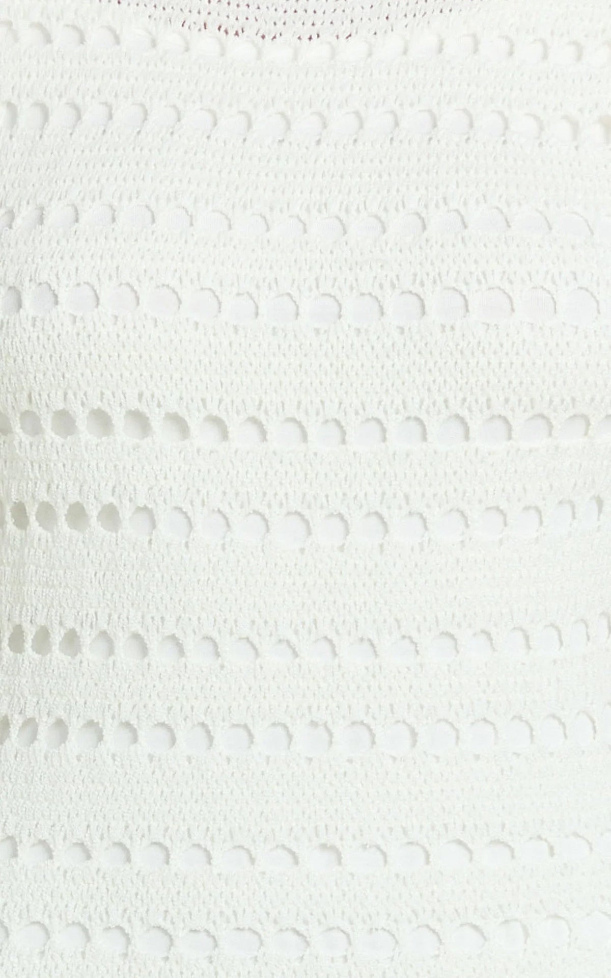 Orlando Maxi Dress - Boat Neck Low Back Side Split Knit Dress in Off White