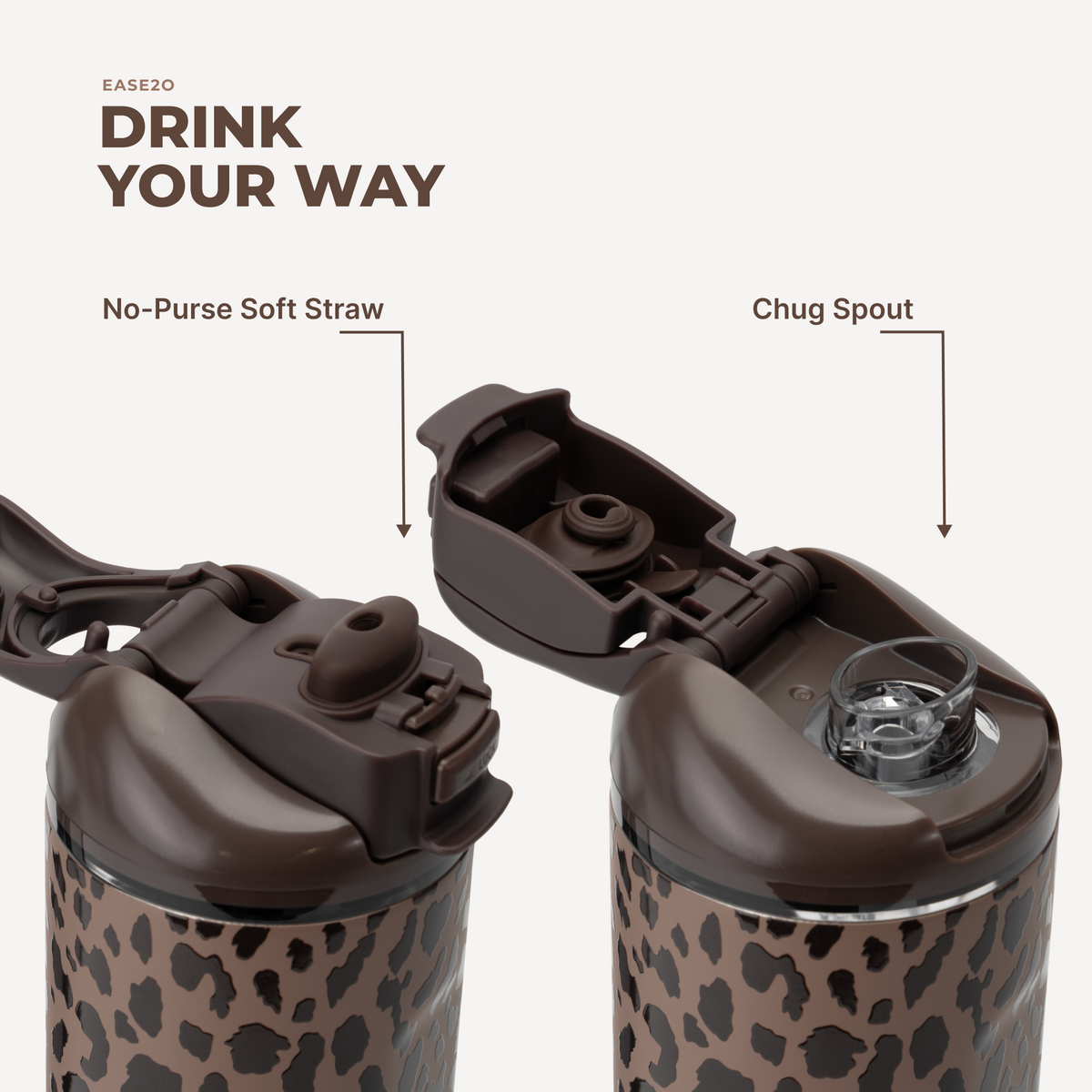 Ease2o (24oz) - Brown Leopard - image 5