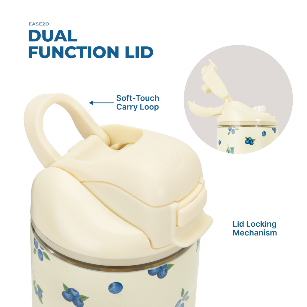 Freshly Pick'd Ease2o 24oz Dual-Function Lid with Soft-Touch Carry Loop