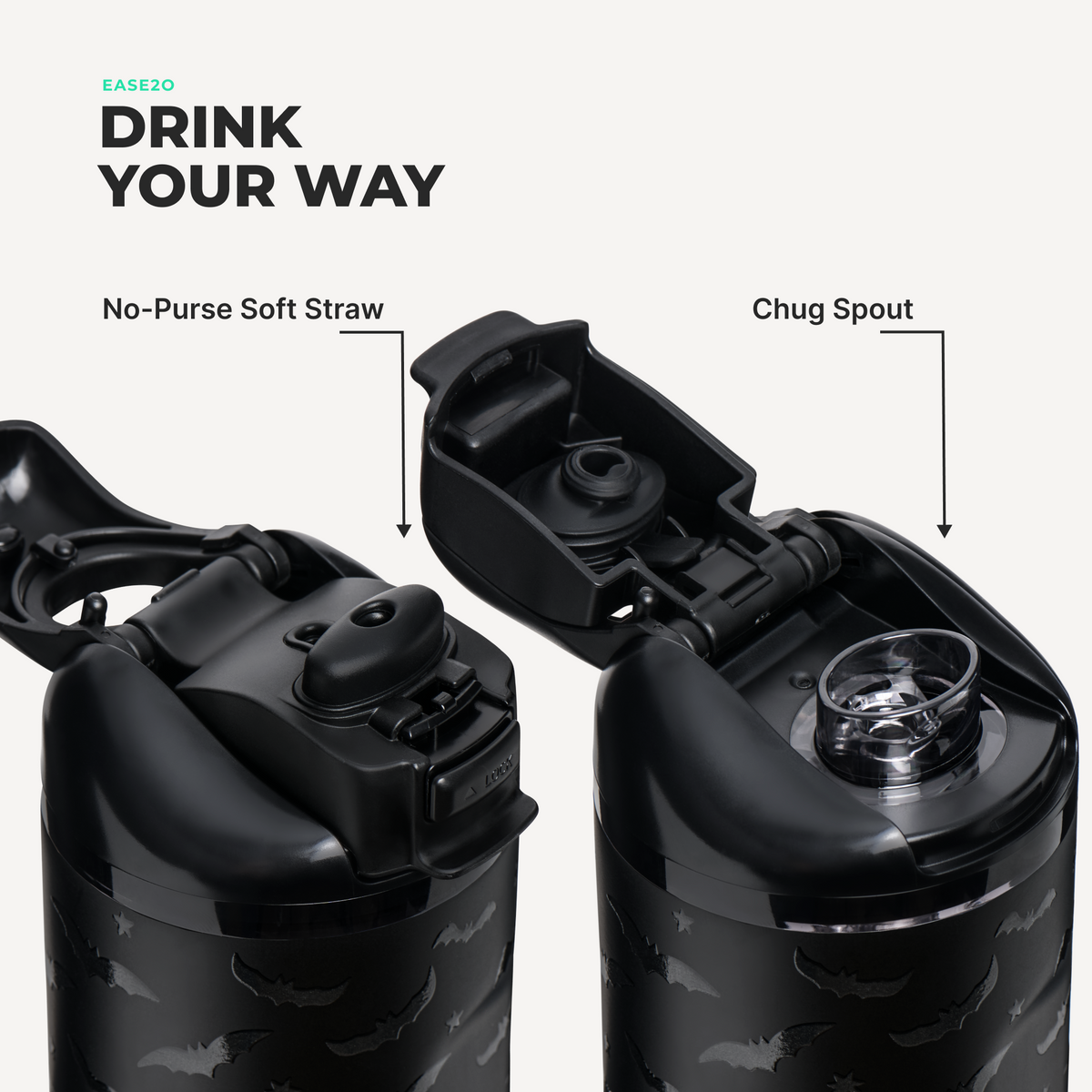 Ease2o (24oz) - Midnight Bats - image 5