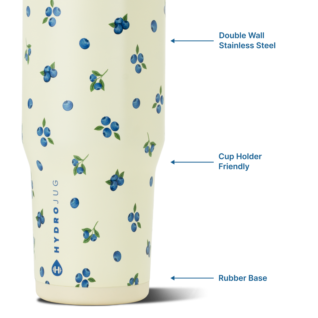 Freshly Pick'd 32oz Ease2o Features: Locking Lid, Stainless Steel, Rubber Base