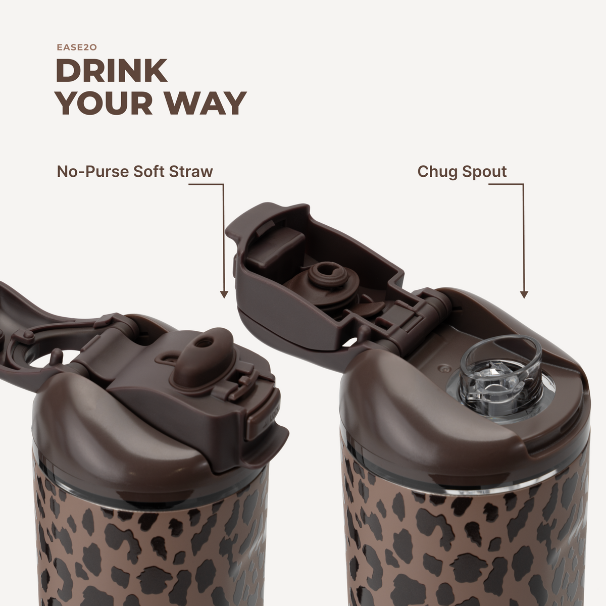 Ease2o (40oz) - Brown Leopard - image 5