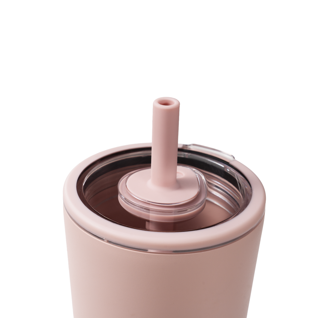 HydroJug Dusty Rose Everyday Tumbler 14oz Straw Lid